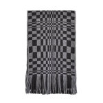 Echarpe missile gris perle / anthracite