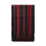 Echarpe polo prune / rouge