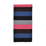 Echarpe rugby indigo / rose