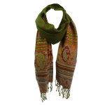 Echarpe xl choden motifs cachemire