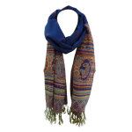 Echarpe xl dhargey motifs cachemire