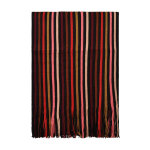 Echarpe xl raye rose / marron