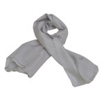 Foulard carr en soie, gris