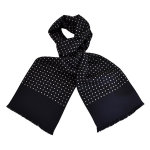 Foulard carven bleu  pois