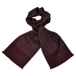 Foulard carven bordeaux  pois