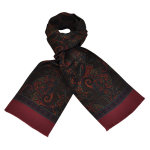 Foulard carven rouge cachemire xl