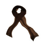 Foulard en soie, cacao