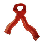 Foulard en soie, rouge carmen
