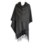 Grand poncho gris frang