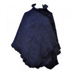 Poncho cape butterfly, bleu