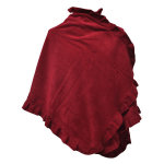 Poncho cape butterfly, bordeaux