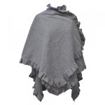 Poncho cape butterfly, gris