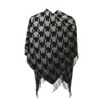 Poncho carrie noir