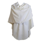 Poncho cru arrondi