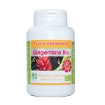200 glules gingembre bio ab doses  280 mg.