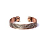 Bracelet cuivre quatre cordons magntiques