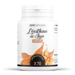 Capsules de lcithine de soja - 70 capsules doses  1200mg