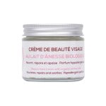 Crème de beauté visage au lait d'ânesse biologique - 50ml Crème de beauté visage au lait d'ânesse biologique - 50ml