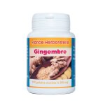 Gelules gingembre rhizome - doses  280 mg poudre pure.