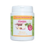 Gelules de konjac 200 glules doses  450 mg.