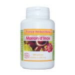 Gelules marron d''inde 200 g�lules dos�es � 200 mg.