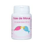 Huile foie de morue 100 capsules dosées à 400mg Huile foie de morue 100 capsules dosées à 400mg