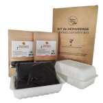 Kit de dmarrage graines germes bio - sarrasin et tournesol, terreau bio