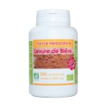 Levure de biere bio ab 200 comprims doss  400 mg en comprims.