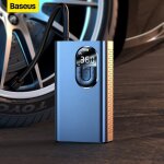 Baseus ? compresseur d'air de voiture pompe de gonflage �lectrique avec lampe led pour pneu de moto