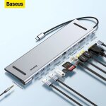 Baseus ? hub multiport usb type - c vers usb 3. 0 hdmi rj45 pour macbook pro 11 ports hub usb - c Baseus ? hub multiport usb type - c vers usb 3. 0 hdmi rj45 pour macbook pro 11 ports hub usb - c