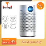 Byintek ? mini projecteur de poche p7 portable pico intelligent android wifi 1080p tv led