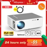 Byintek ? projecteur k20 full hd 4k 3d 1920x1080 android wifi 1080p led vido home cinma