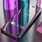 Coque de tlphone portable en cuir pu tui de luxe  rabat pour samsung galaxy a51 a71