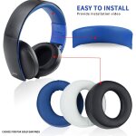 Coussinets d'oreille de remplacement pour sony ps3 ps4 casque stéréo sans fil en or cechya - 0083(l + ... Coussinets d'oreille de remplacement pour sony ps3 ps4 casque stéréo sans fil en or cechya - 0083(l + ...