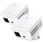 Cpl kit 200mbit / s 2 ports 10 / 100 mbps - tenda p200 - adaptateur powerline prise courant porteur