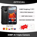 Cubot kingkong 7 telephone portable incassable ip68 appareil photo principal de 64mp octa - core 8