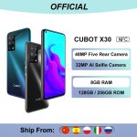 Cubot ? smartphone x30 de 8 go téléphone portable avec cinq caméras 48mp et selfie 32mp nfc 256 Cubot ? smartphone x30 de 8 go téléphone portable avec cinq caméras 48mp et selfie 32mp nfc 256