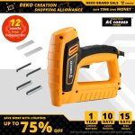 Deko ? agrafeuse dket01 220v pistolet  clouer lectrique portable outils lectriques outil de