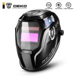 Deko ? casque de soudage solaire avec obscurcissement automatique avec plage d'ombre rglable de