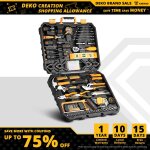 Deko ? kit d'outils manuels mixtes avec cl� � douille ensemble d'outils de r�paration automobile