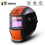 Deko ? masque / casque / lentille de soudage électrique orange s obscurcissement automatique solaire Deko ? masque / casque / lentille de soudage électrique orange s obscurcissement automatique solaire