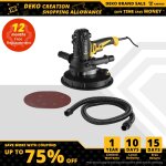 Deko ? ponceuse pour cloisons sches 900w dkwp180cd machine  polir portable avec 6 feuilles de