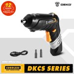 Deko ? tournevis lectrique sans fil outils lectriques mandrin sans cl batterie de charge pour