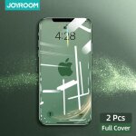 Joyroom ? protecteur d'cran pour iphone 2 pices en verre tremp pour modles 14 13 12 pro max