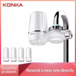 Konka ? filtre purificateur d'eau pour robinet de cuisine lavable de remplacement en céramique Konka ? filtre purificateur d'eau pour robinet de cuisine lavable de remplacement en céramique