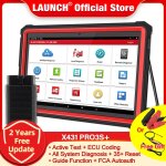 Launch ? x431 pro3s + scanner de voiture outil de diagnostic automobile 10. 1 pouces obd obd2