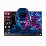 Moniteur portable de jeu de 15. 6 pouces avec deuxi�me �cran d'extension 120x144 p fhd ips hdr