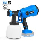 Pistolet de pulvrisation lectrique hvlp corps sans balais 1200ml contrle de flux de peinture