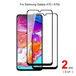 Protecteur d'écran pour samsung galaxy a70 a70s film de protection en verre trempé à couverture Protecteur d'écran pour samsung galaxy a70 a70s film de protection en verre trempé à couverture