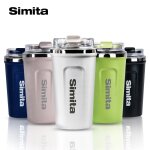 Simita ? tasse � caf� de voyage en acier inoxydable thermos flacon isol� sous vide bouteille de